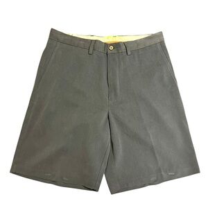 TOMMY BAHAMA Silk Blend Shorts Mens Sz 32 9 inch Chino Blue Date‎ Night Casual